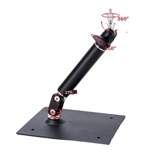 <span class=keywords><strong>Support</strong></span> de <span class=keywords><strong>projecteur</strong></span> réglable en fer noir de bonne qualité avec une taille de 50x15x10CM pour le home cinéma et le montage <span class=keywords><strong>mural</strong></span> pour le travail à domicile - Product Image 5