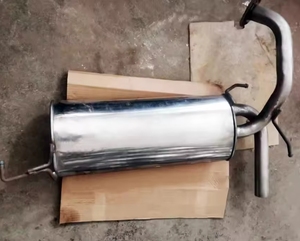 Suministro Directo de Fábrica, Piezas de Sistema de Escape Automotriz de Alto Flujo, Silenciador de Escape de Acero Inoxidable 409 de 1.2mm 1.5mm para Suzuki Tianyu - Product Image 6