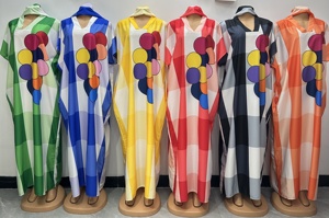 Robe imprimée ample à pois, style européen et américain, tendance, pour femme, grande taille, nouvelle collection été 2026 - Product Image 2