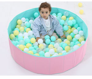 Nouvel arrivage Promotion fabricant bas prix Oxford bleu clair amovible <span class=keywords><strong>pliable</strong></span> Portable bébé jouer Soft Ball Pit - Product Image 3