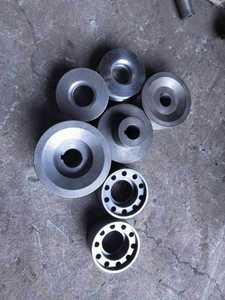 ชิ้นส่วนพูลเลย์อุตสาหกรรมแบบสั่งทำพิเศษ ทำจากเหล็กหล่อและสแตนเลส สำหรับสายพานวี พร้อมบริการ <span class=keywords><strong>OEM</strong></span> ขนาดรู 50 มม. ได้รับการรับรองมาตรฐาน ISO9001 - Product Image 5