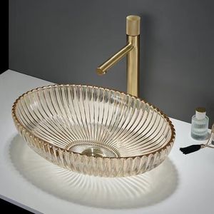 HONGDEC cam banyo gemi lavabo banyo lavabo dahili lavabo - Product Image 2