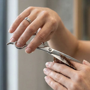 Professional Hair Scissors Stainless Steel 6.5 Inch 7 Inch Long Handle For Salon Home Use - Product Image 2