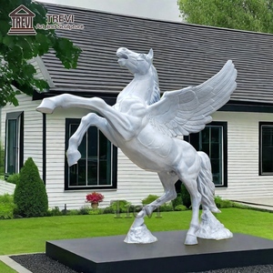 In ottone <span class=keywords><strong>antico</strong></span> animale statua <span class=keywords><strong>bronzo</strong></span> alato cavallo scultura per il parco giardino all'aperto - Product Image 3