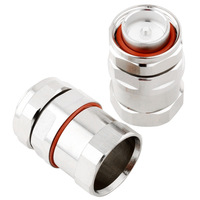 Connecteur coaxial RF mâle DIN 7/16 pour câble d'alimentation 1/2, adaptateur en cuivre pur 50 Ohm pour antenne de station de base de télécommunications