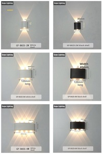 Accesorio de montaje en pared hacia arriba y hacia abajo <span class=keywords><strong>para</strong></span> interior, moderno, <span class=keywords><strong>para</strong></span> decoración del hogar, exterior, impermeable, IP65, patio, jardín, lámpara de pared Led - Product Image 2