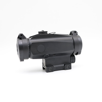 Tactical Optics 3X30 Prism Scope 3X Magnifier Green Red Reticle Illumination Sight Scope