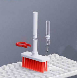 แปรงทำความสะอาดคีย์บอร์ดแบบ3-in-1ที่ดึงกุญแจปากกาทำความสะอาด4KB ถอดได้ - Product Image 2