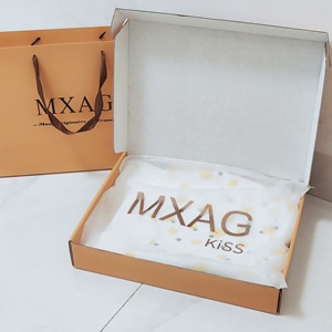 Boîte d'expédition en papier kraft brun Boîte d'expédition d'emballage en carton ondulé imprimé de logo personnalisé pour vêtements, chaussures, livres et produits électroniques - Product Image 1