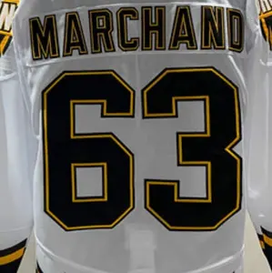 Pronto per la spedizione Brad Marchand White 2022/23 Reverse Retro maglia da Hockey cucita della migliore qualità