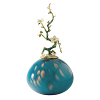 SANLOREN créatif moderne élégant luxe Style bureau table Art décoration à la main émail peinture couleur Vase ornements