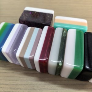 Juego de Mahjong de Lujo Personalizado de Acrílico Americano, Fichas Tummy Tiles, Mahjong de Viaje, Mahjong de Singapur, Rummy - Product Image 3