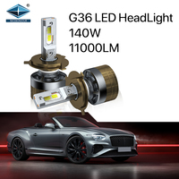 Accessoires automobiles CSP 140W 14000LM Canbus 6000K 12V Nouvelles ampoules LED pour voiture H4 H7 H11 9005 9006 Phares universels