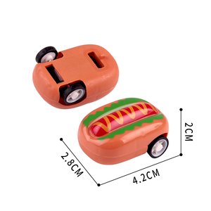 Nuovo Prodotto di Tendenza Molto Divertente a Prezzo di Fabbrica: Auto Giocattolo in Plastica di Alta Qualità a Forma di Hot Dog con Funzione Pull Back - Product Image 6