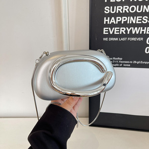 Custom 2026 New PU Portable Clutch Bags Fashion Women's Small <b>Square</b> Chain Crossbody Shoulder Evening Bag Zipper Polyester - Product Image 4