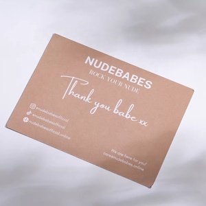 Tarjetas de Agradecimiento con Logotipo, Papel Offset Personalizado, Impresión Digital, Producción Rápida de Muestras de Diseño - Product Image 1