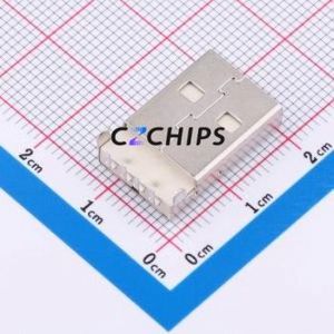 U-G-04WD-W-03 <b>USB</b> <b>Connector</b> Through hole Component (THT) <b>Connector</b> Type-A Male 4P 1 - Product Image 2