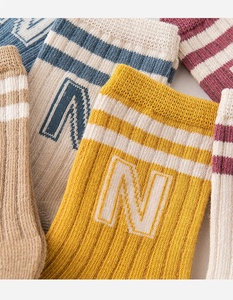 Calzini a tubo in cotone di prima qualità per neonati e bambini piccoli 0-3 anni, graziosi calzini lunghi per primavera e autunno, nuovi prodotti per neonati - Product Image 4