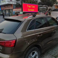 Taxi top led display écrans publicitaires pour taxis affichage LED pour taxis écran d'affichage LED pour voitures