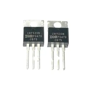 IRF520PBF IC IRF520ไป-220 MOFet แบบใหม่ดั้งเดิม