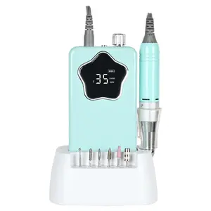 Factory Price EFile 35000 Rpm Cordless Rechargeable Portable Nail Drill Machine Professional Electric Nail Drill Machine