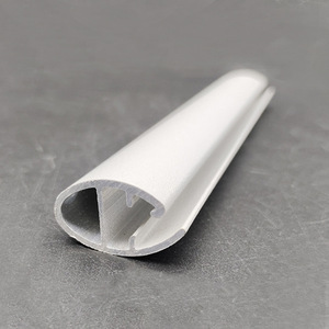 Riel Inferior en Forma de U de Aleación de Aluminio, Viga Inferior Elíptica de 2.5, Riel para Cortina Enrollable de 6 Metros, Blanco, Accesorios para Cortinas Resistentes - Product Image 3