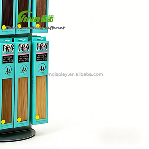 <b>Rotating</b> Floor-Standing Multi-Tier <b>Display</b> Rack for Hair Extensions & Wigs - Wig <b>Stand</b> - Product Image 6