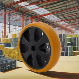 Mittlere Beans pru chung 100kg Tragfähigkeit Rollen Bremsen Industrie räder für Möbel Anpassbare OEM-Unterstützung Stahl PU <span class=keywords><strong>Nylon</strong></span> PP - Product Image 2