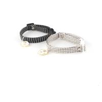 Collier pour chat et chien rétro de luxe léger avec boucle de sécurité, collier pour animaux de compagnie léger et mignon