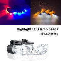 Lumière de voiture 8x2led sans fil clignotant à distance voyant d'avertissement camion moto lampe d'urgence SUV lampe de remorque