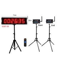 Système de chronométrage de vitesse de course GANXIN avec enregistrement automatique des données, portée maximale de 400 mètres, capteur radar sans fil étanche, kit de chronomètre laser