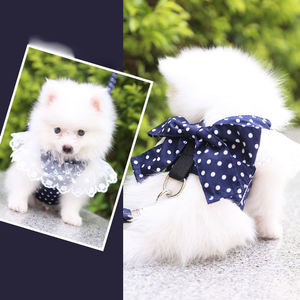 Tali kekang pita anjing cantik manis, kekang gaya putri piaraan - Product Image 3