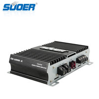 Amplificateur de compétition Suoer CB-500D-C 1500W, mono canal de voiture, classe D 1000W, pont complet avec crossovers