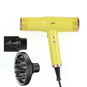 Sèche-cheveux professionnel puissant à moteur DC 1800W, 3 vitesses, 4 réglages de chaleur, ionique négatif, faible bruit, pour usage extérieur - Product Image 2