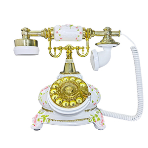 Teléfono Fijo Antiguo de Estilo Clásico, Teléfono con Cable de Dial Giratorio Vintage, Teléfono Fijo Antiguo de Estilo Retro - Product Image 2