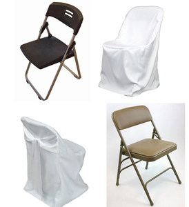 LOGO personnalisé <span class=keywords><strong>de</strong></span> haute qualité et durable utilisant diverses housses <span class=keywords><strong>de</strong></span> chaises pliantes en spandex pour salle à manger - Product Image 3
