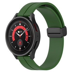 Per <span class=keywords><strong>samsung</strong></span> galaxy <span class=keywords><strong>Watch</strong></span> <span class=keywords><strong>5</strong></span> <span class=keywords><strong>Pro</strong></span> cinturino 20mm 22mm cinturino in Silicone con chiusura magnetica pieghevole cinturino orologio - Product Image 5
