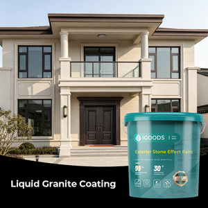 <span class=keywords><strong>Pintura</strong></span> en Aerosol con <span class=keywords><strong>Efecto</strong></span> Piedra, Revestimiento Acrílico de Granito Simulado, Revestimiento de <span class=keywords><strong>Cemento</strong></span> en Polvo Duradero para Paredes Exteriores de Villas - Product Image 1