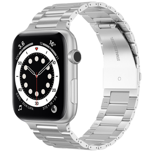 Correas de Metal de Alta Gama para Apple Watch, Compatibles con Apple Watch Series 9 <span class=keywords><strong>8</strong></span> <span class=keywords><strong>7</strong></span> 6 5 4 3 2 1 SE 10 Ultra, para Hombre - Product Image 1
