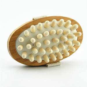 Naturholz Anti Cellulite Massage gerät Körper abnehmen Zirkulation bürste Muskel Relax <span class=keywords><strong>Palm</strong></span> Sauna Spa Bad Massage - Product Image 5
