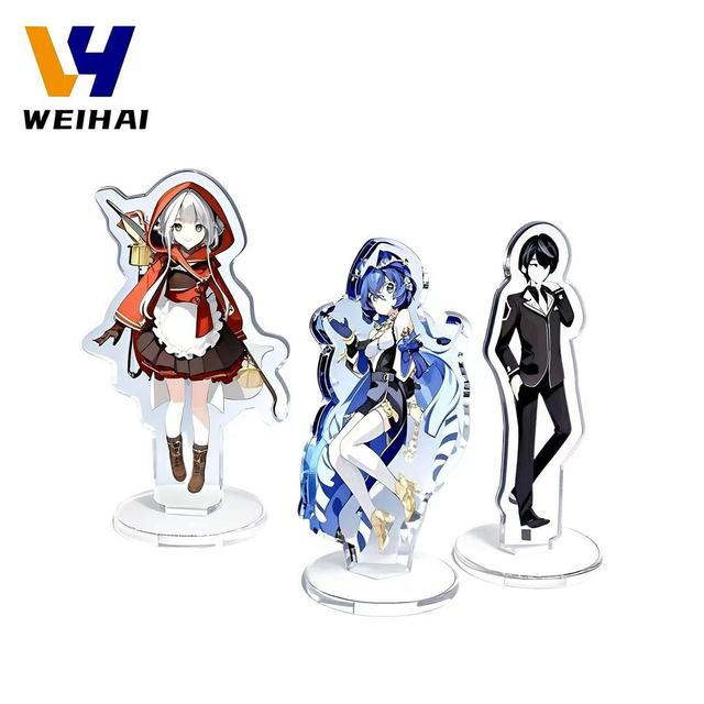 Custom Acrylic Anime Standee & Wobble Figure - Cartoon Character Photo Printing for Desk Decor (OEM/ODM)