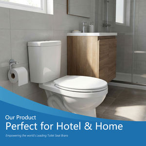 Tempat Duduk Toilet Anak dan Dewasa 2 in 1 Bentuk D untuk Keluarga dan Anak-Anak dengan Kursi Anak Terintegrasi untuk Kamar Mandi - Product Image 5