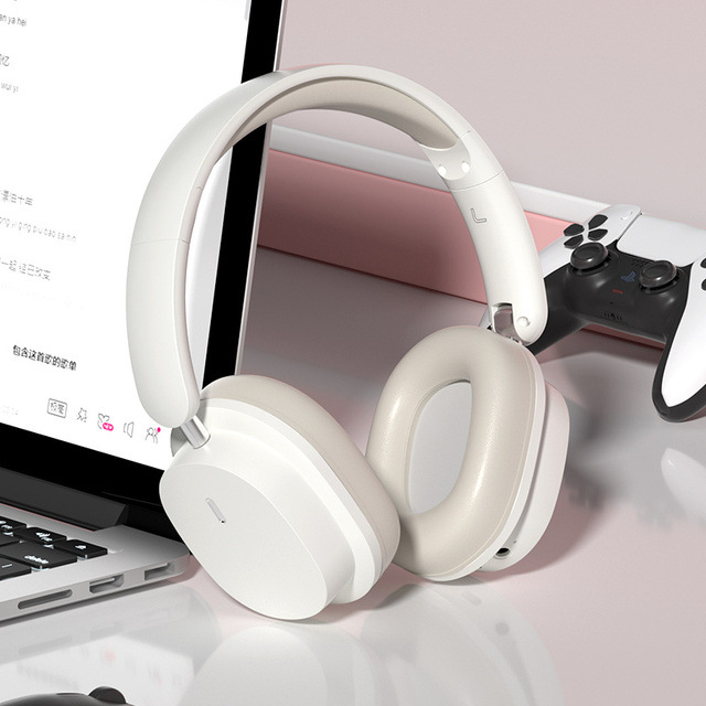 Active Noise Cancelling Wireless Headphones Over Ear with Microphone Deep Bass Comfortable Protein Earpads Travel BT Headphones