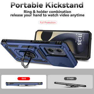 Armor Camshield PC y TPU Sliding Widow Phone <span class=keywords><strong>Case</strong></span> para Motorola Edge 5G 2024 G Power & Play Stylus Compatible - Product Image 3