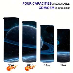 Entrega en 2 Días en EE. UU., Vasos de Acero Inoxidable de 20 oz para Sublimación, con Pajita y Base de Goma - Product Image 4