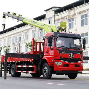 Grue montée sur camion CLW de haute qualité, hauteur de levage 20 m, système entièrement hydraulique, avec moteur, boîte de vitesses et châssis large pour remorquage - Product Image 1
