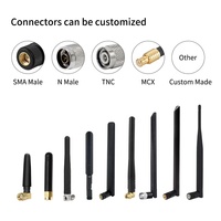 Antena WiFi de Doble Banda RFLink RF001 2.4G 5G 5dBi /TS9 Macho Omnidireccional de Goma para Router Inalámbrico, Punto de Acceso IP66, Negra