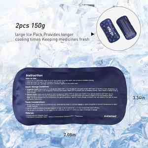 Customized Factory Double Layer Polyester Insulin <b>Cooler</b> TSA Approved Travel Case 2 Gel Packs Portable Medicine Organizer for - Product Image 6