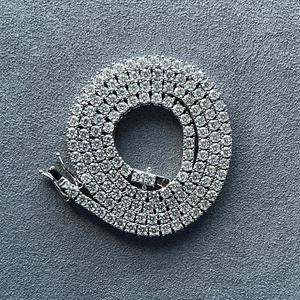 Cadena de Tenis de Moissanita VVS de Alta Calidad y Entrega Rápida, Brillante, Unisex, 3mm 4mm, Chapada en Oro, Estilo Hip Hop, Certificada IGI - Product Image 6