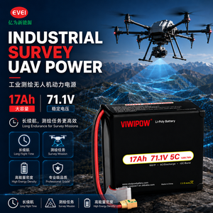 Batterie Lipo semi-solide haute tension 3,95 V 17 Ah 5C pour drone UAV, pack de batteries pour drone 18S pour aéronef - Product Image 4
